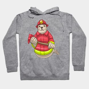 Seal Firefighter Axe Fire department Hoodie
